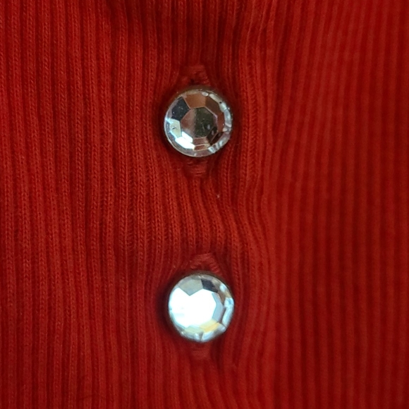 ✳NEW✳Bling bling Buttoned tank top - Picture 5 of 6